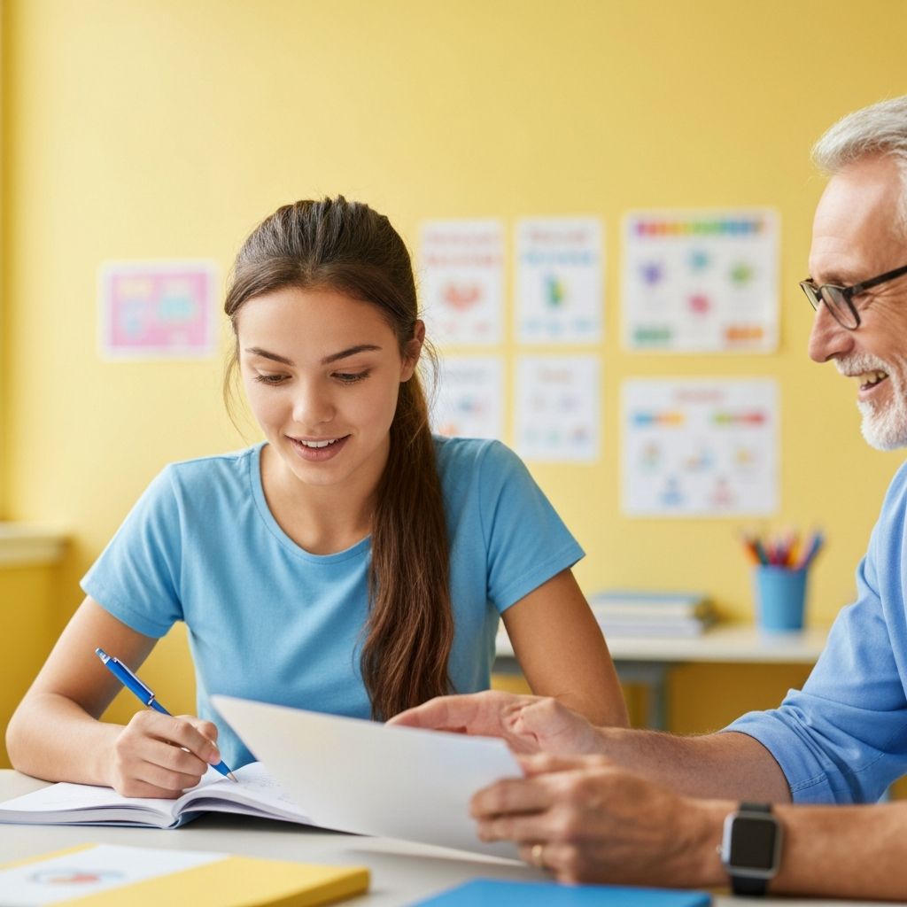 Student receiving personalized learning